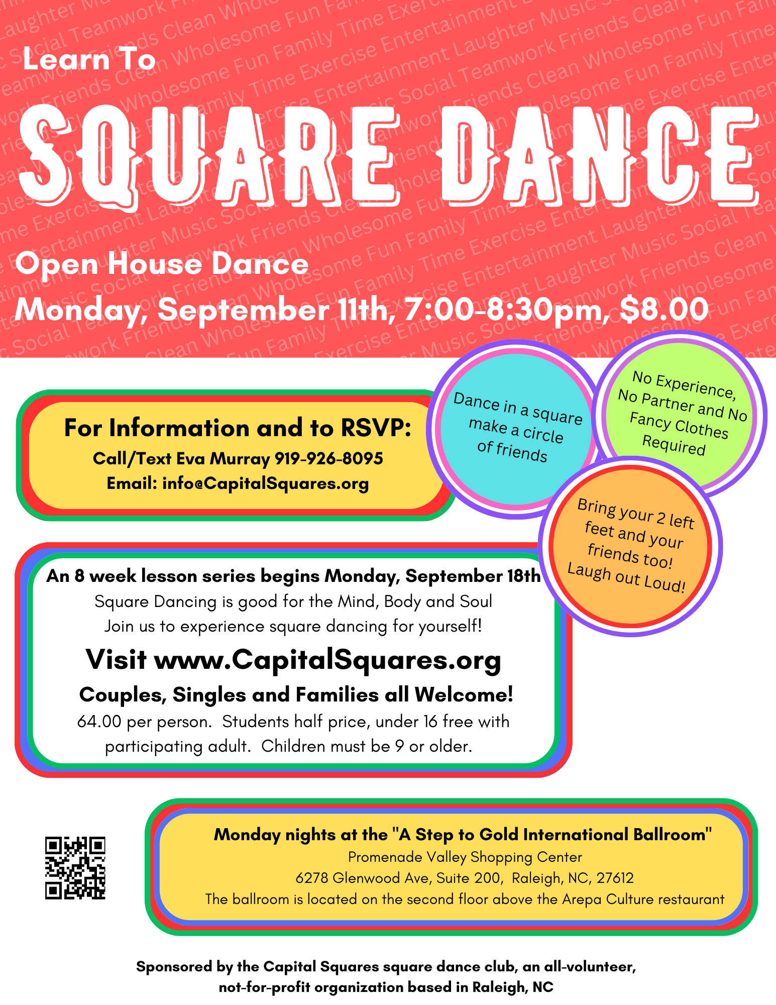 Learn to Square Dance, Raleigh, NC